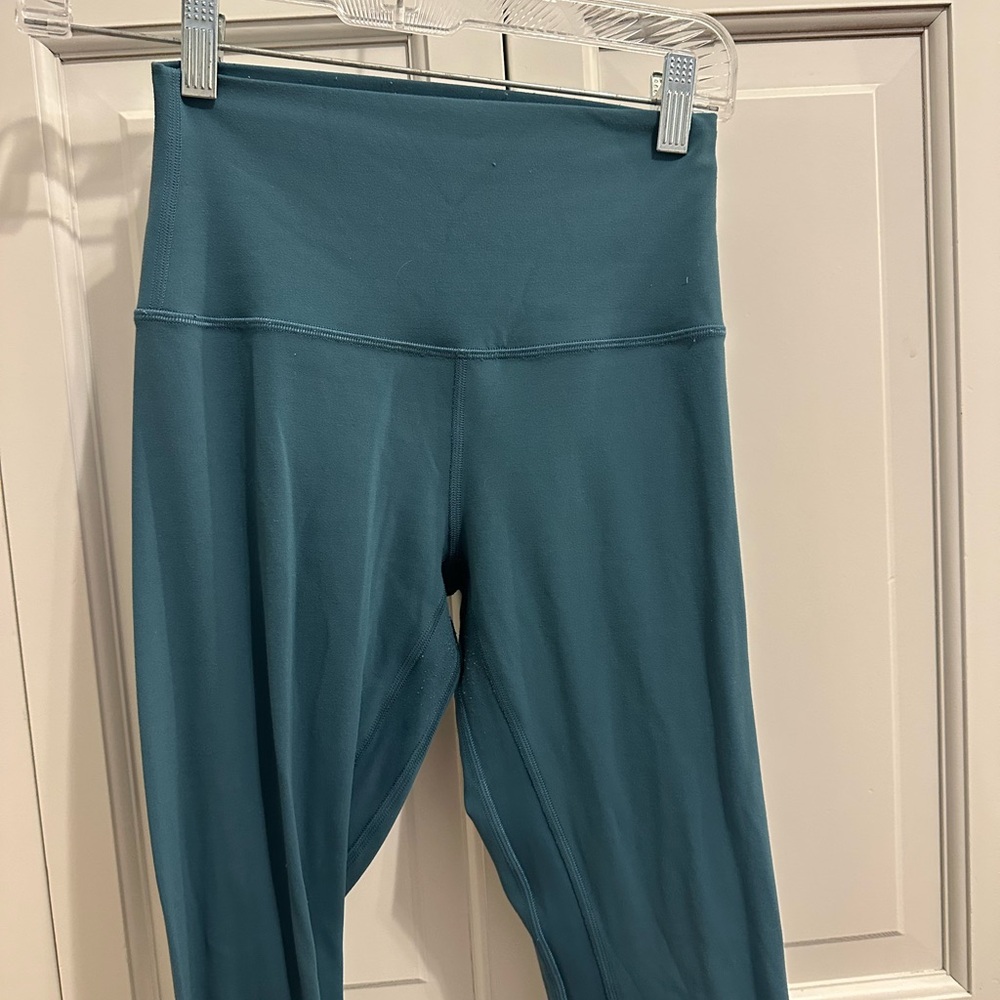 Teal High-Waisted Leggings